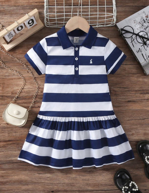 Vestido tipo polo
