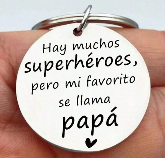 Llavero Papá Héroe
